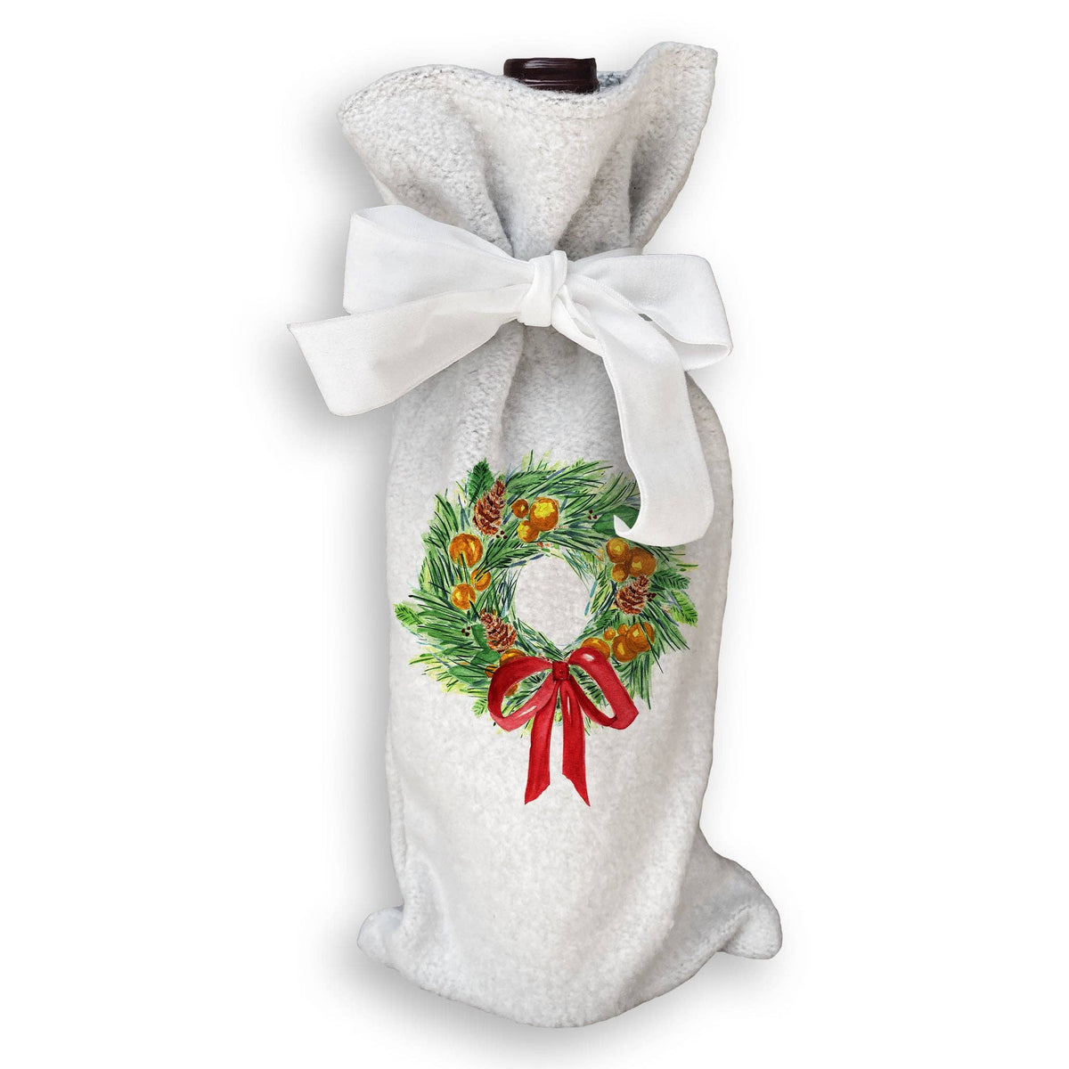 Christmas Wreath Guest towel