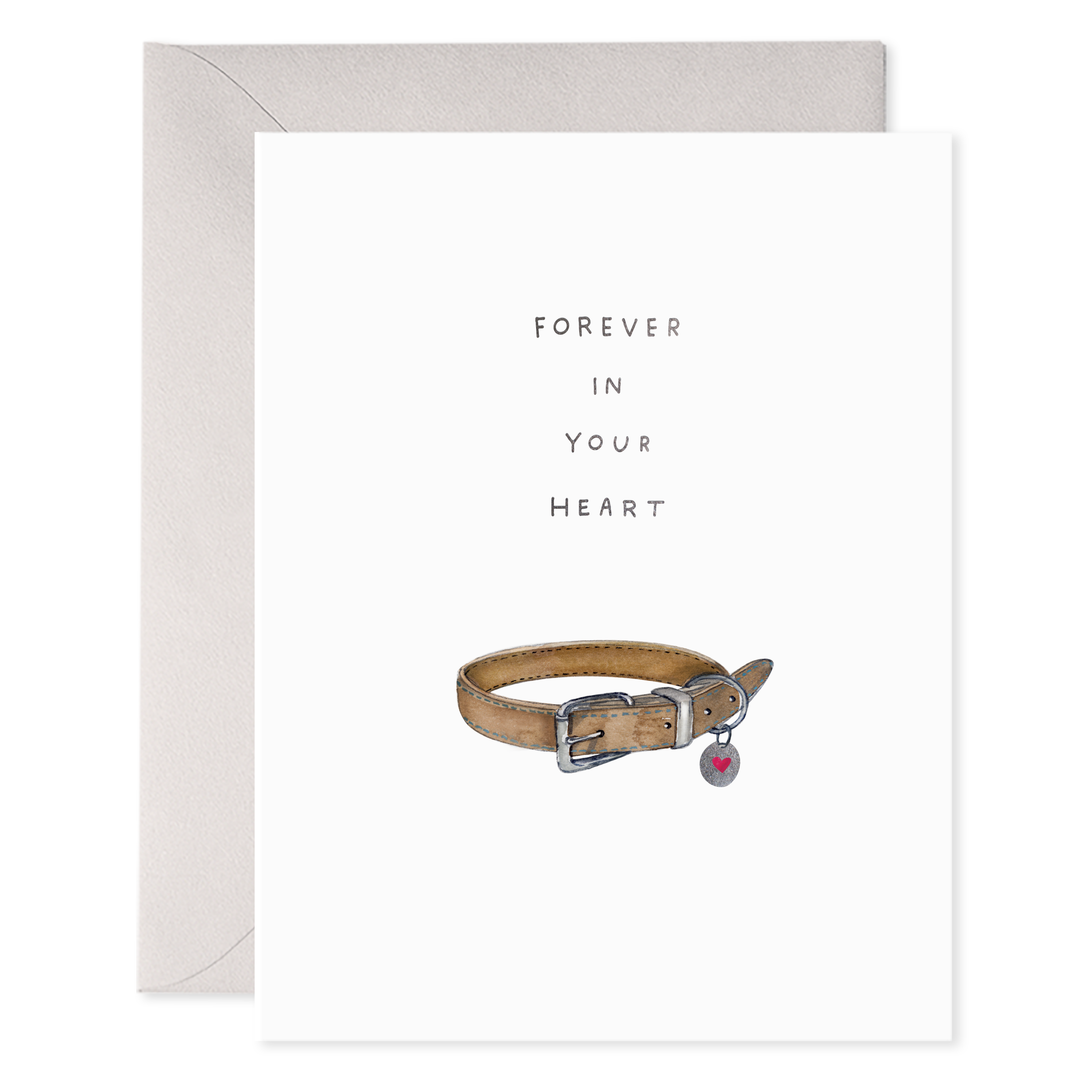 Pet Collar Greeting Card