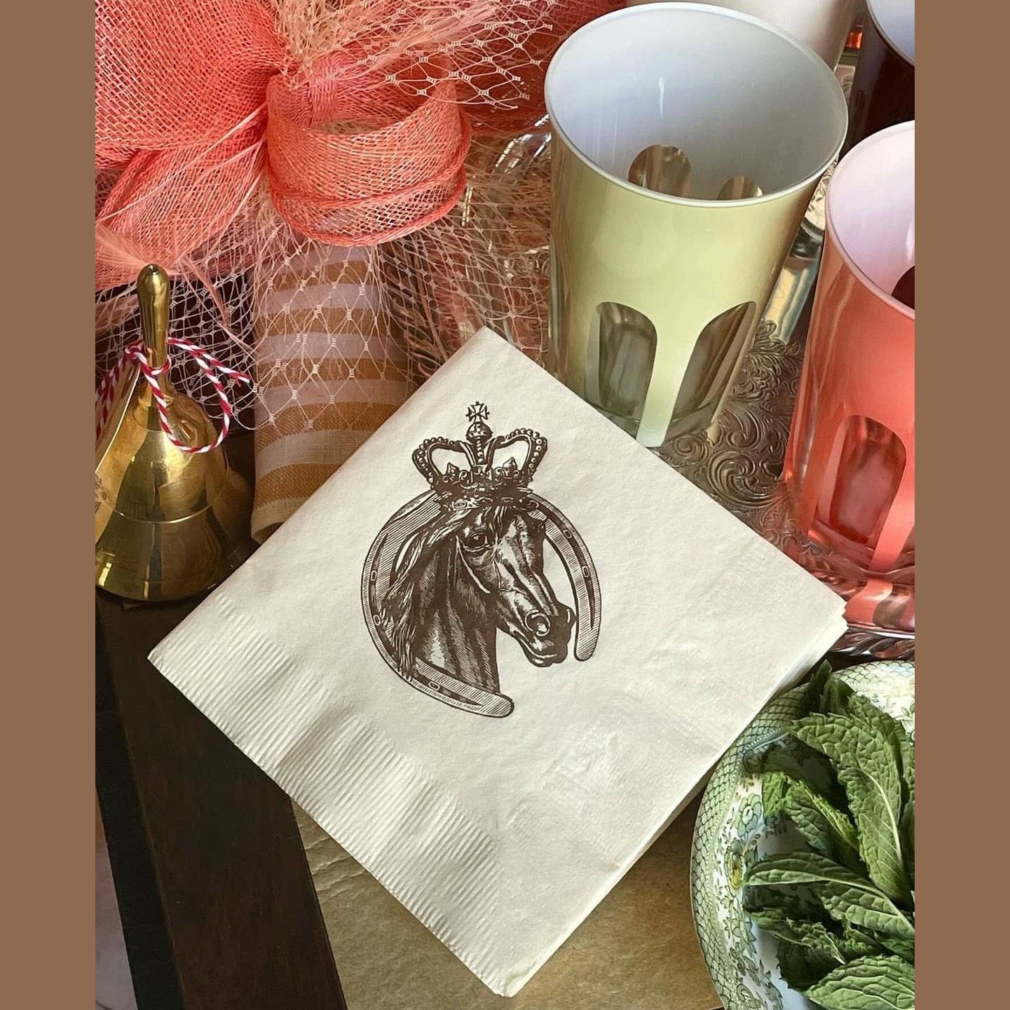 Royal Horse Cocktail Napkins