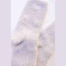 Load image into Gallery viewer, Fluffy Bow Knit Socks