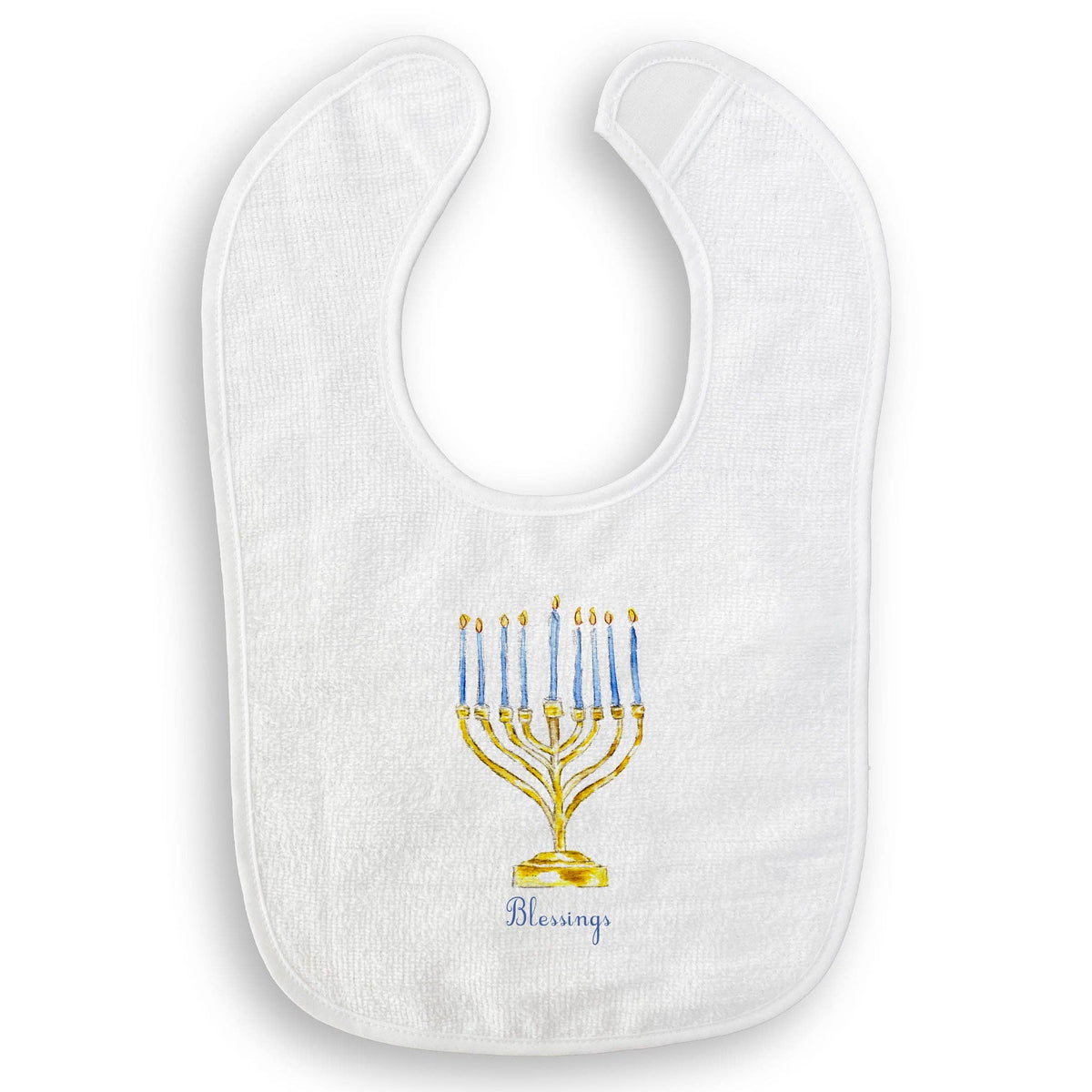 Menorah with Blessings