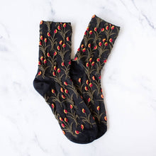 Load image into Gallery viewer, Vintage Tulip Casual Socks
