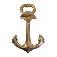Load image into Gallery viewer, Antiqued Brass Anchor Bottle Opener | 6”| Barware | Kitchen