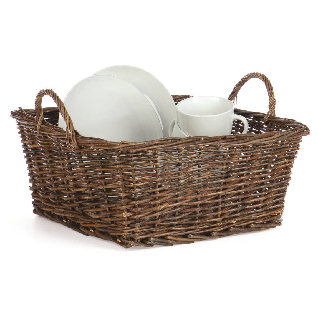 SQ RUSTIC WILLOW TRAY SH