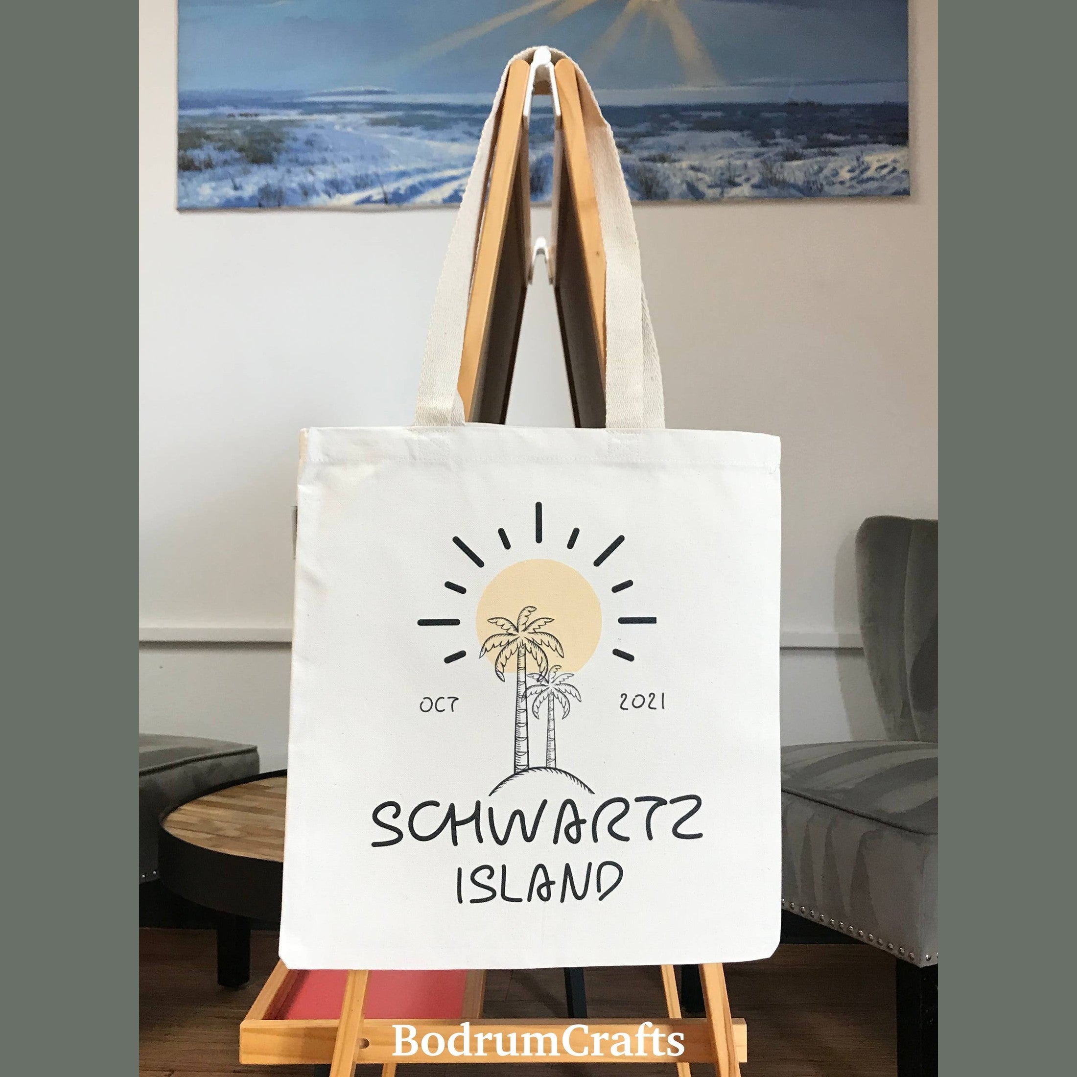Custom Printed Heavy Canvas Tote Bags, Personalized Bags