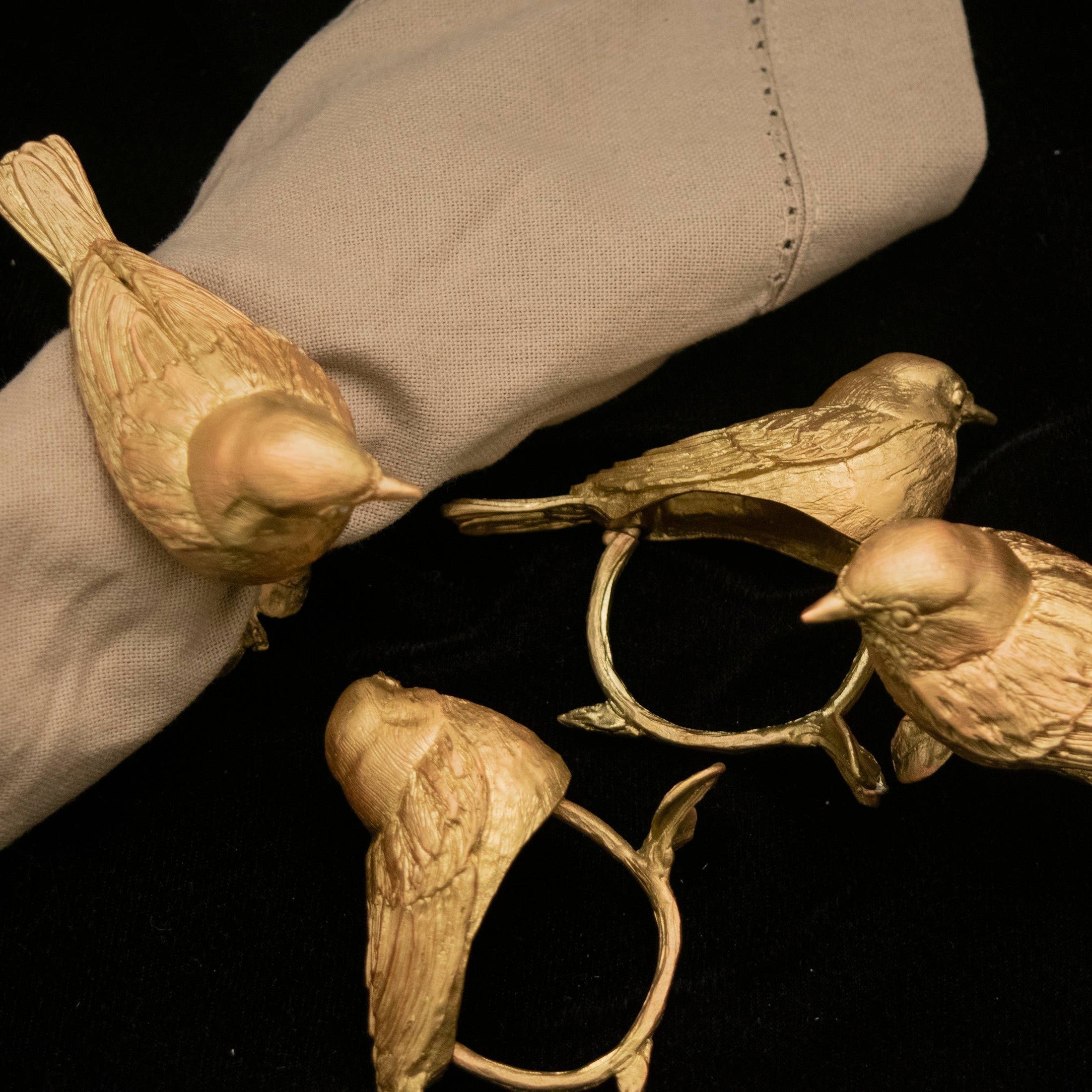 Warbler Napkin Rings - Set of 8