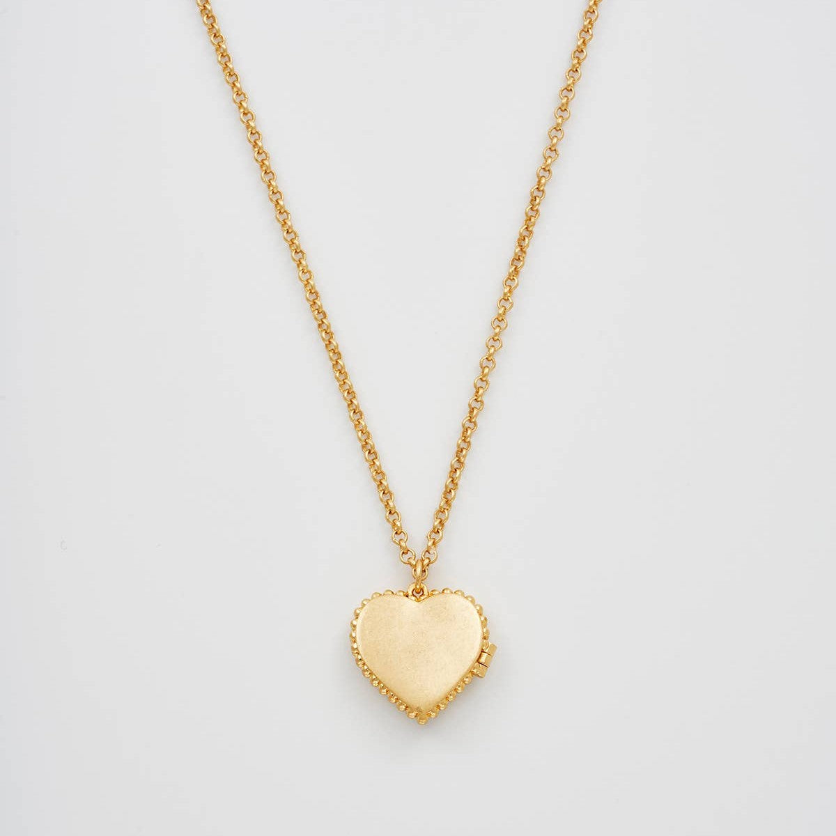 Jasmine Heart Locket Necklace