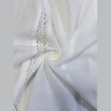 Load image into Gallery viewer, French Western Ecru Short Sleeve Lace Spliced Shirt