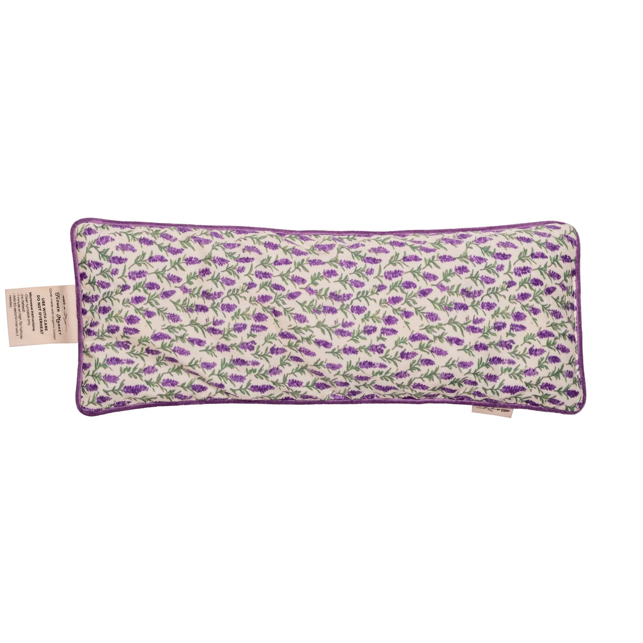 Lavender Neck Pillow -- Organic Cotton Heat or Cool