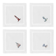Load image into Gallery viewer, Hand Embroidered Cocktail Napkins