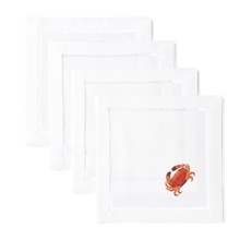 Load image into Gallery viewer, Hand Embroidered Cocktail Napkins