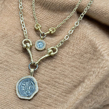 Load image into Gallery viewer, TAT 2 Design - Gold Molat Horsebit Necklace 18"