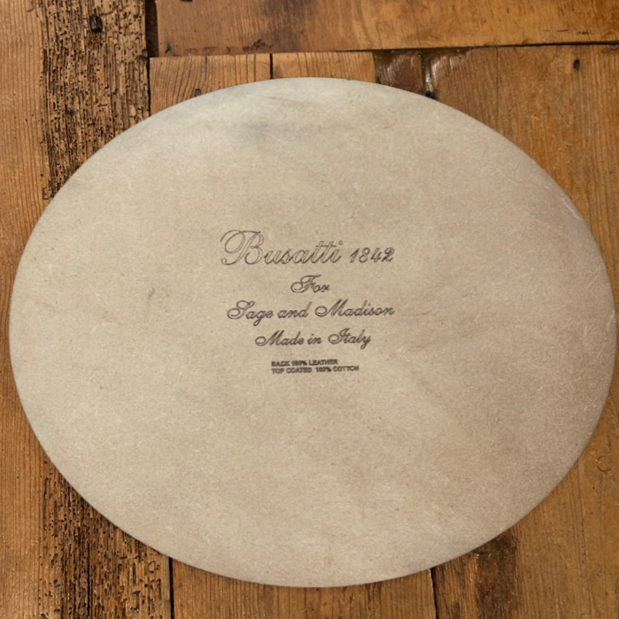 Busatti Oval Placemat - Sardine