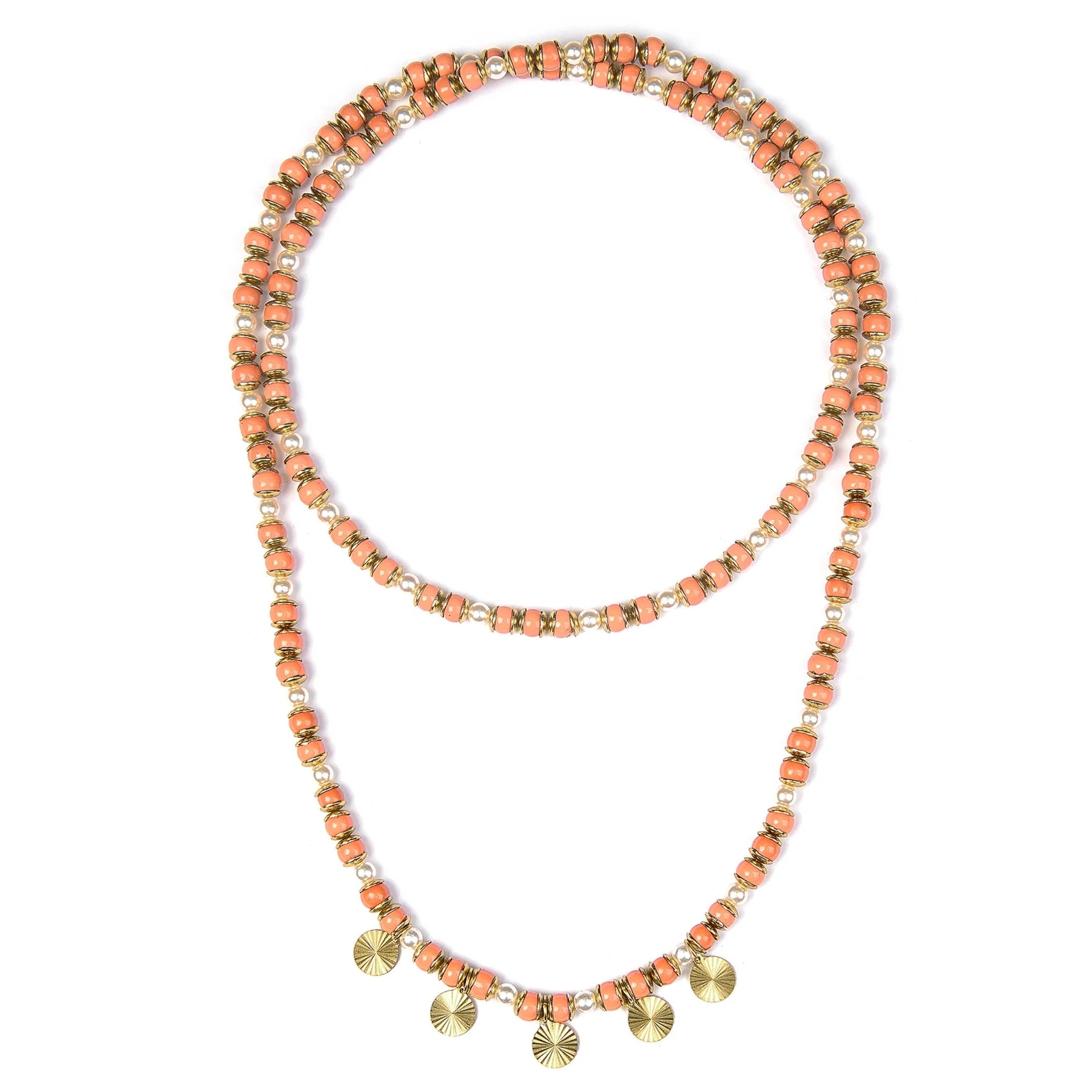 Deepa Gurnani - Malena Necklace (Coral)