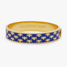 Load image into Gallery viewer, Halcyon Days Jewelry - Blue Bee Sparkle Bangle