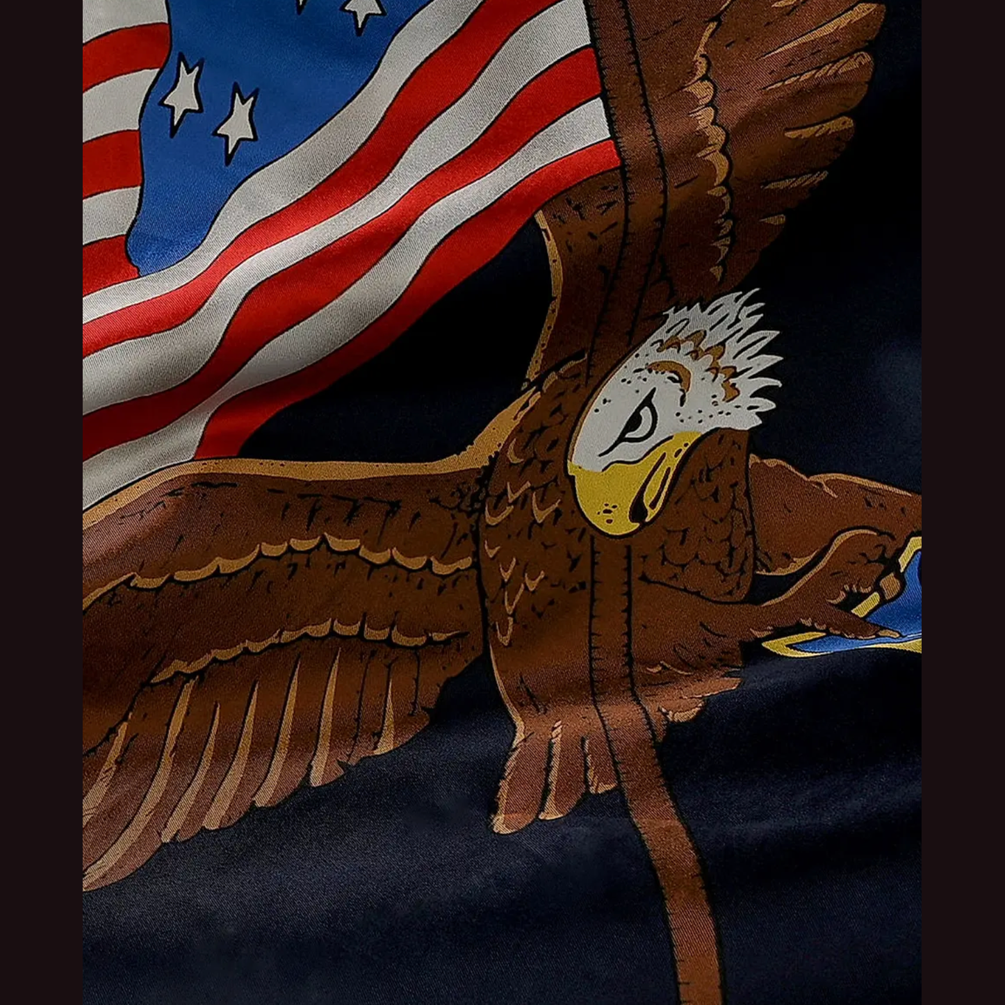Halcyon Days Silk Mini Scarf - Star Spangled Banner
