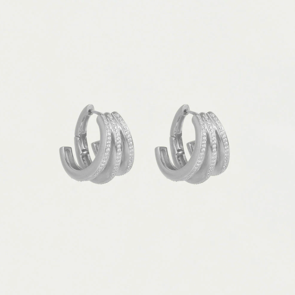 Dean Davidson - Dauphine Pavé Hoop Earrings