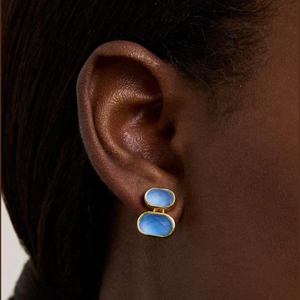 Dean Davidson - Mercer Double Gemstone Drops