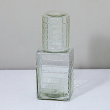 Load image into Gallery viewer, Be Home - Ruffle Glass Bedside Carafe & Tumbler Set