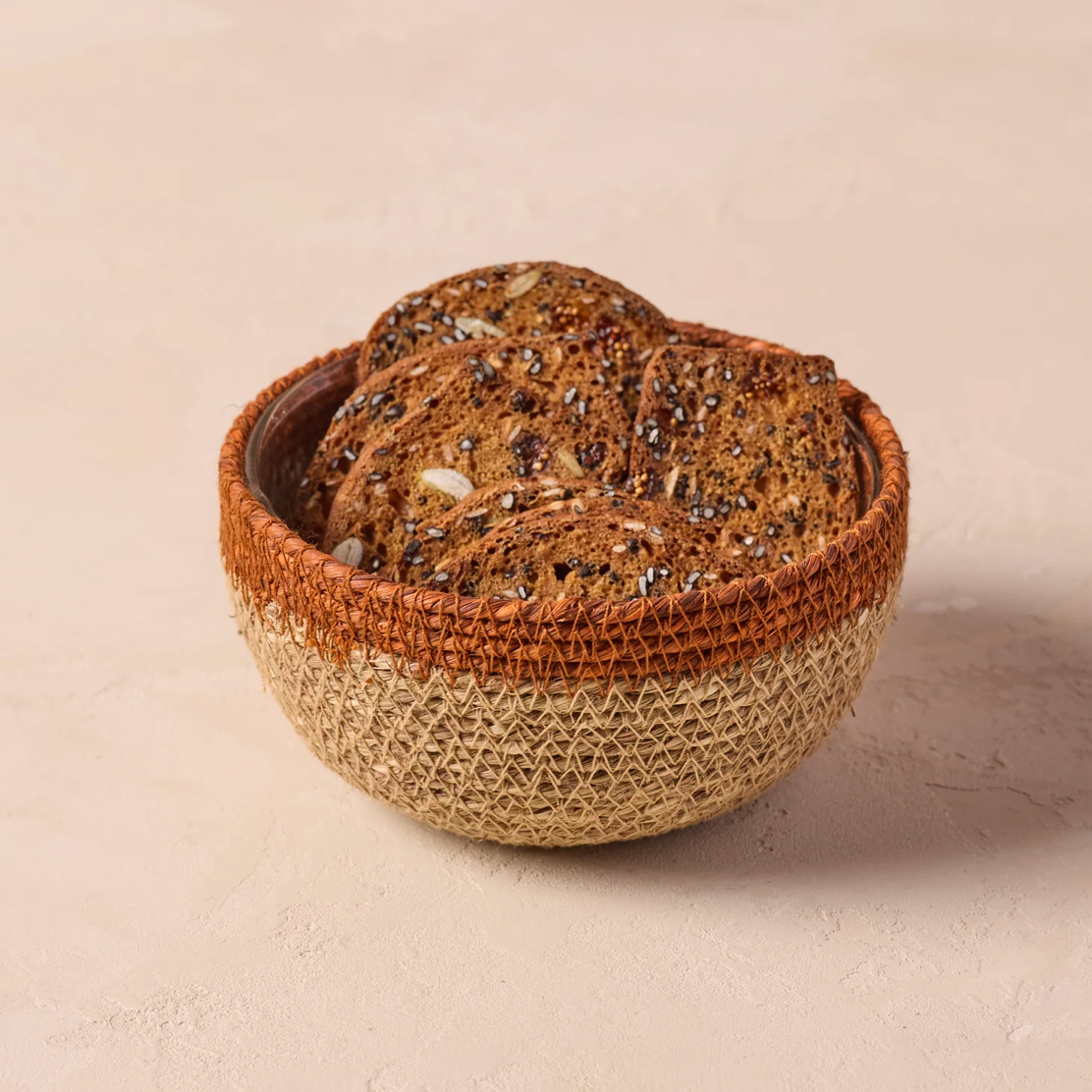 Be Home - Hydra Woven Seagrass Bowl (Rust)