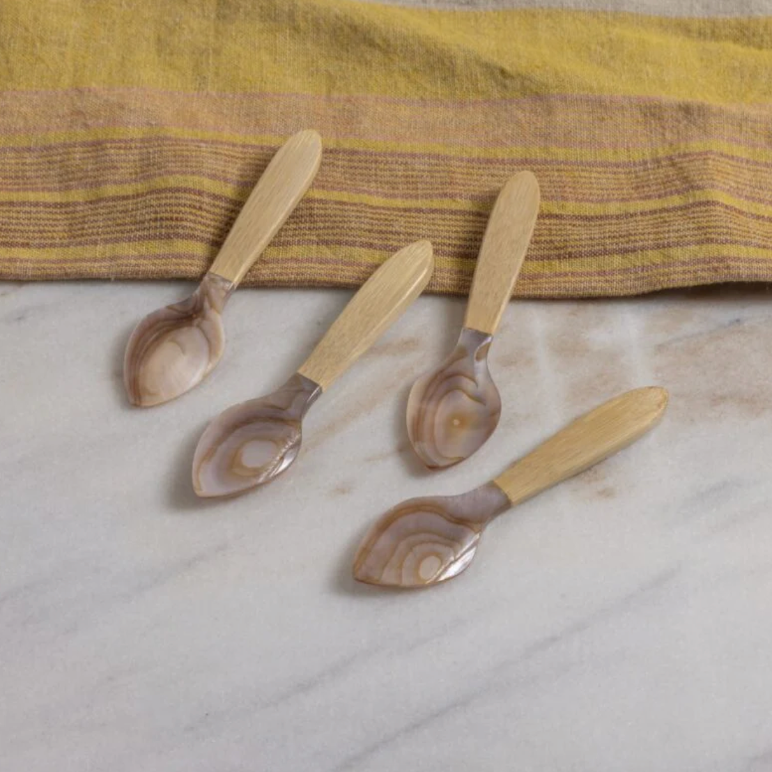 Be Home - Serin Shell Large Spoons (Set of 4)