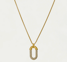 Load image into Gallery viewer, Solene Pavé Long Pendant Necklace