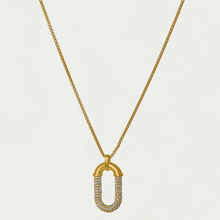 Load image into Gallery viewer, Solene Pavé Long Pendant Necklace