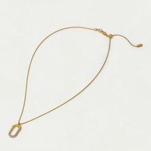 Load image into Gallery viewer, Solene Pavé Long Pendant Necklace