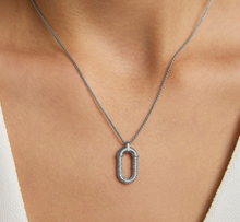 Load image into Gallery viewer, Solene Pavé Long Pendant Necklace