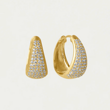 Load image into Gallery viewer, Dean Davidson - Margaux Pavé Huggie Hoops
