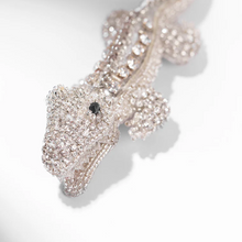 Load image into Gallery viewer, Deepa Gurnani - Alligator on Ice Brooch