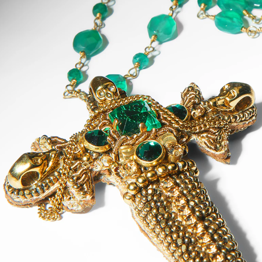 Deepa Gurnani - Dagger Necklace