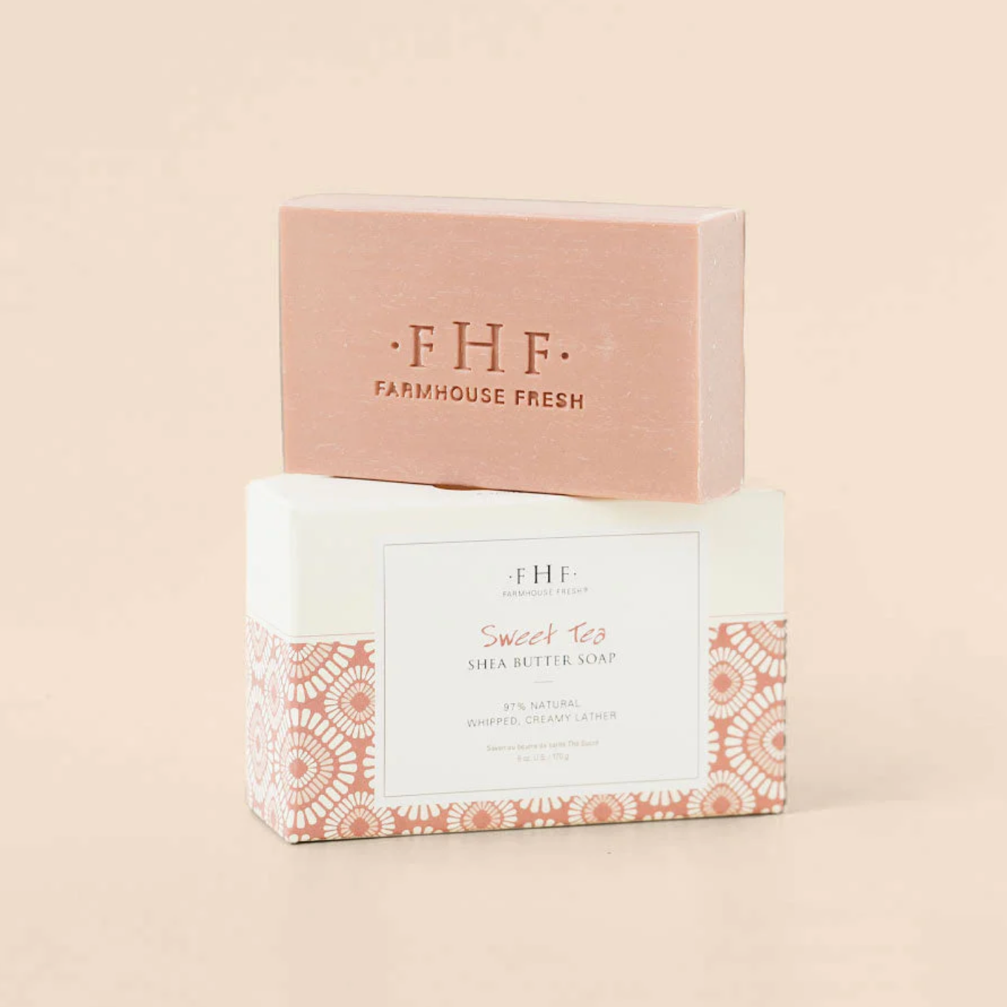 Sweet Tea 2 PC Harvest Basket - Shea Butter Soap 6 oz. and Hand Cream 2 fl. oz.