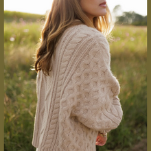Load image into Gallery viewer, Ashley Himmel Big Cable Sweater
