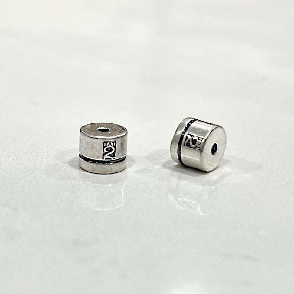 TAT 2 Design - Vintage Silver Mini Cosa Hoops