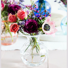 Load image into Gallery viewer, Vietri - Hibiscus Glass Clear Bud Vase