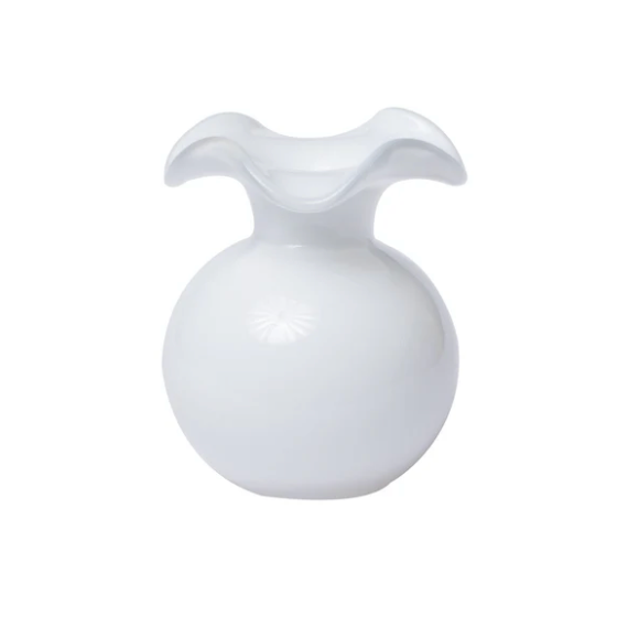 Vietri - Hibiscus White Bud Vase