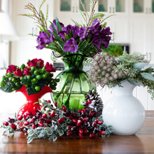 Load image into Gallery viewer, Vietri - Hibiscus White Bud Vase
