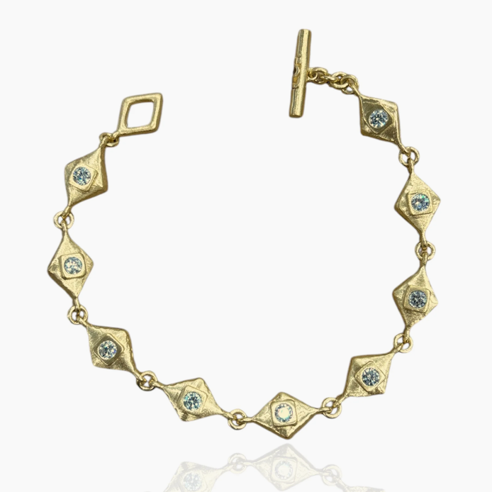 TAT 2 Design - Gold Cayden Tennis Bracelet