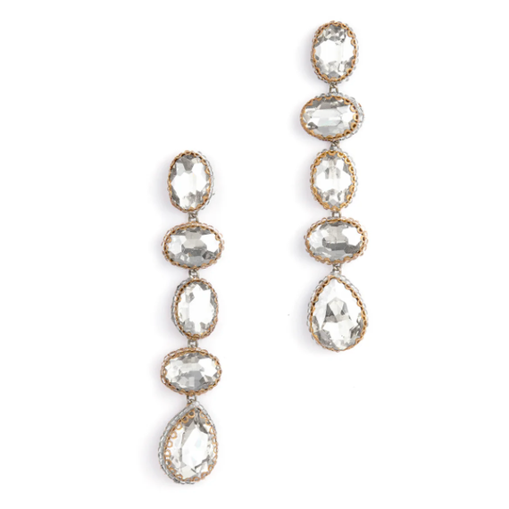 Deepa Gurnani - Tyra Earrings Silver