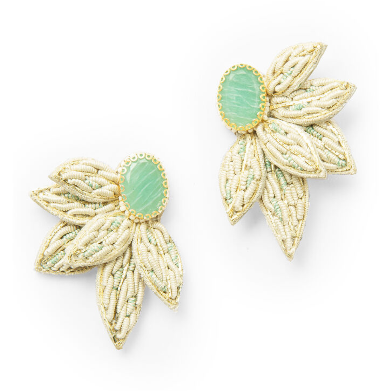 Deepa Gurnani - Lien Earrings Mint