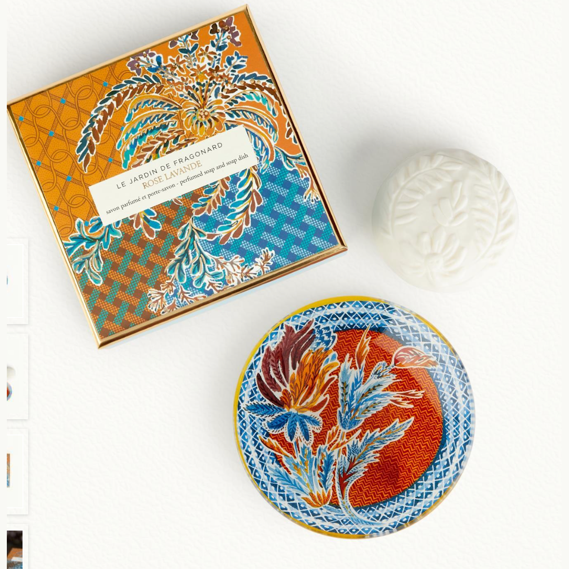 Rose Lavande Soap Dish & Soap