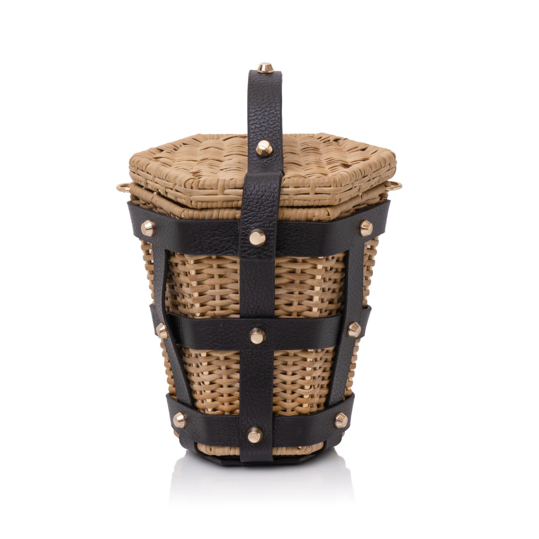 Waiwai Wild Cage Black Purse
