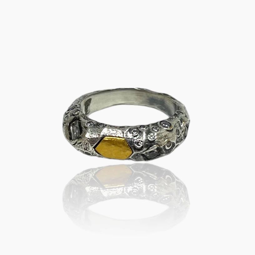 Vintage Silver Vesta Ring