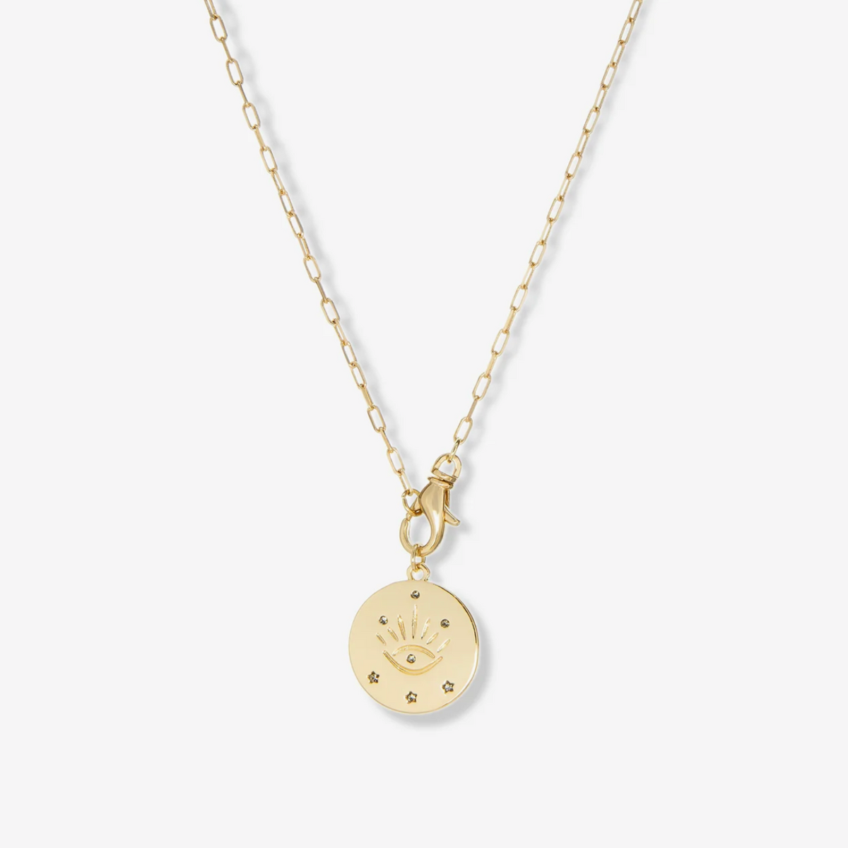 Pavé Evil Eye Waterproof Necklace