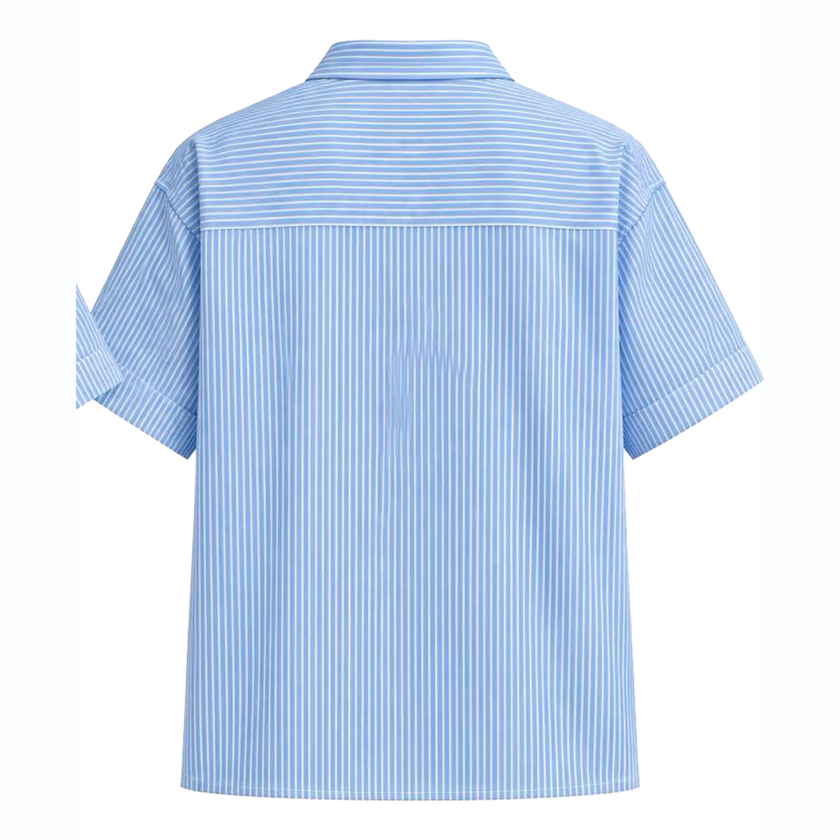 Men's Pin Striped Button Down Shirt in Blue