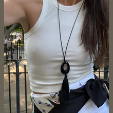 Load image into Gallery viewer, The Invisibles - Black Agate Pendant