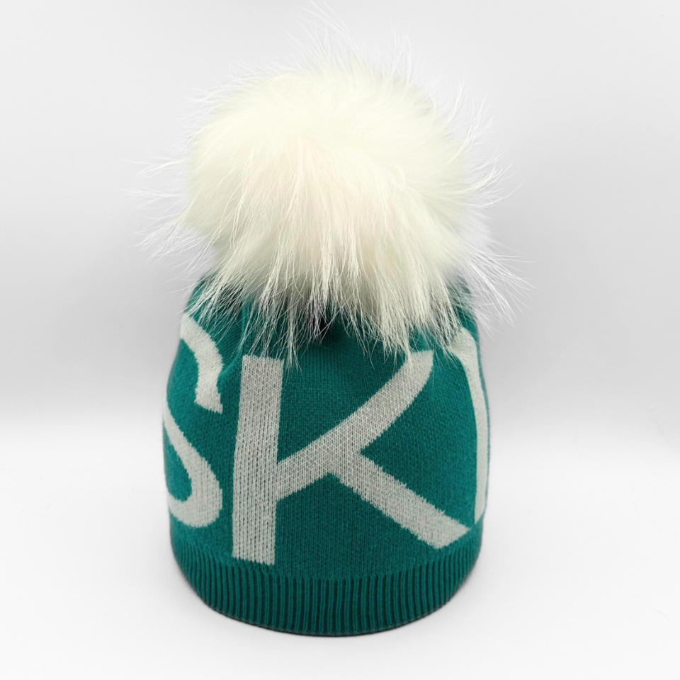 Linda Richards - Angora SKI Beanie with Pom