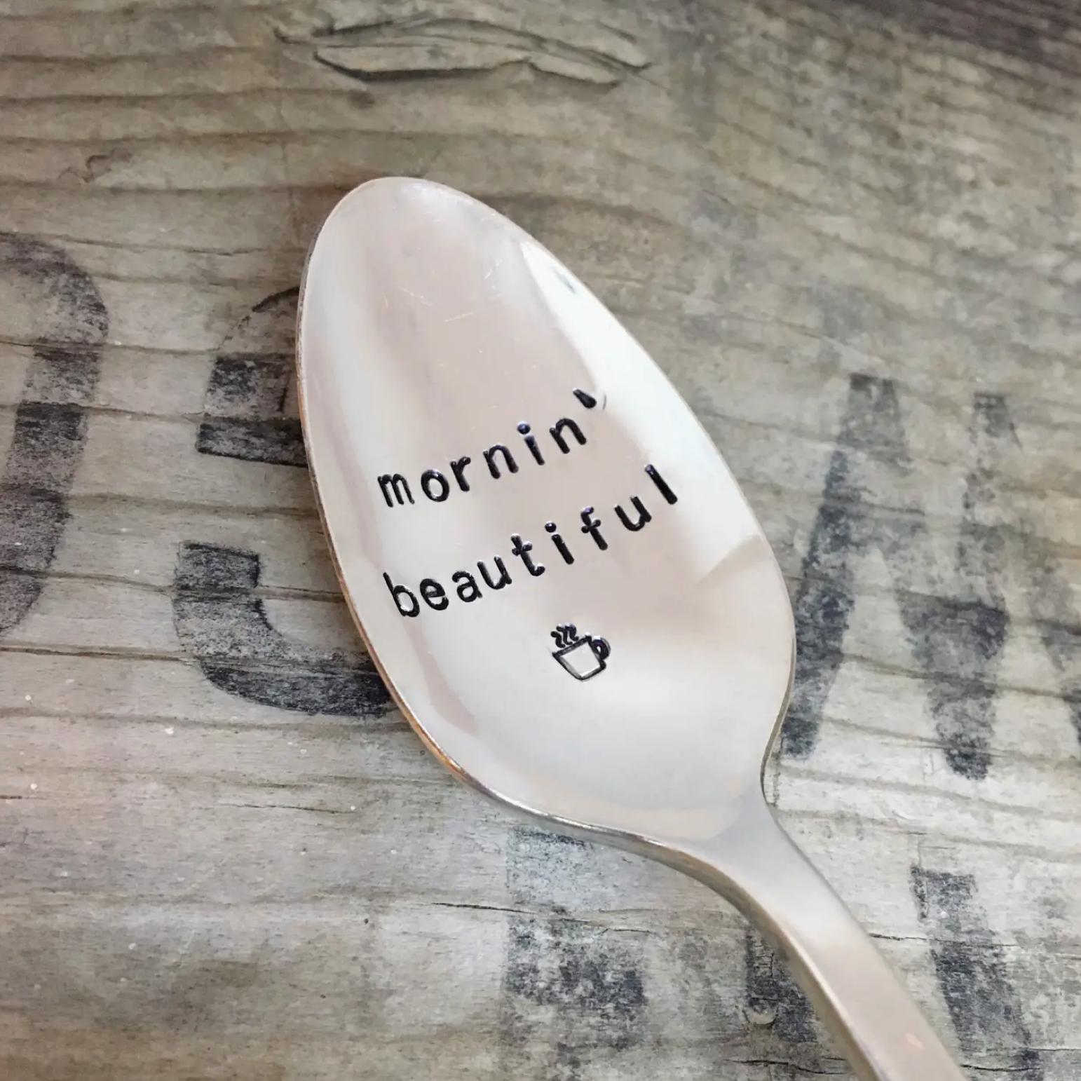 Engraved Tea Spoon