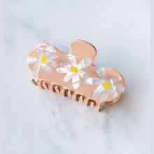 Load image into Gallery viewer, Eco Daisy Flower Curved Hair Claw Clip